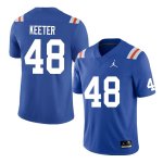 Men's Florida Gators #48 Noah Keeter NCAA Nike Blue Throwback Authentic Stitched College Football Jersey JFR1662DR